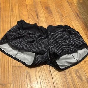 Lululemon Athletica Black and Gray Athletic Shorts
